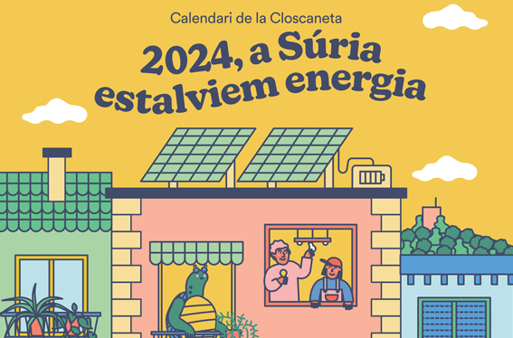 L'estalvi d'energia, tema central del calendari de la Closcaneta per a l'any 2024 