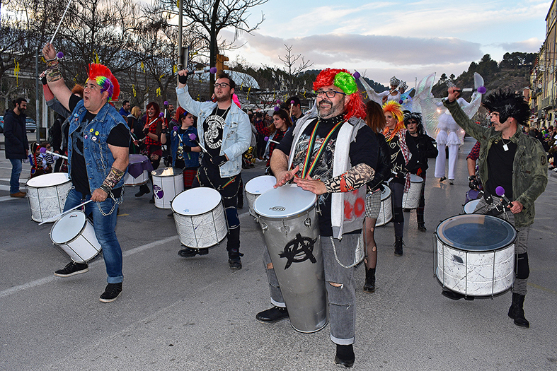 Batucada de la rua del Carnestoltes de Súria.