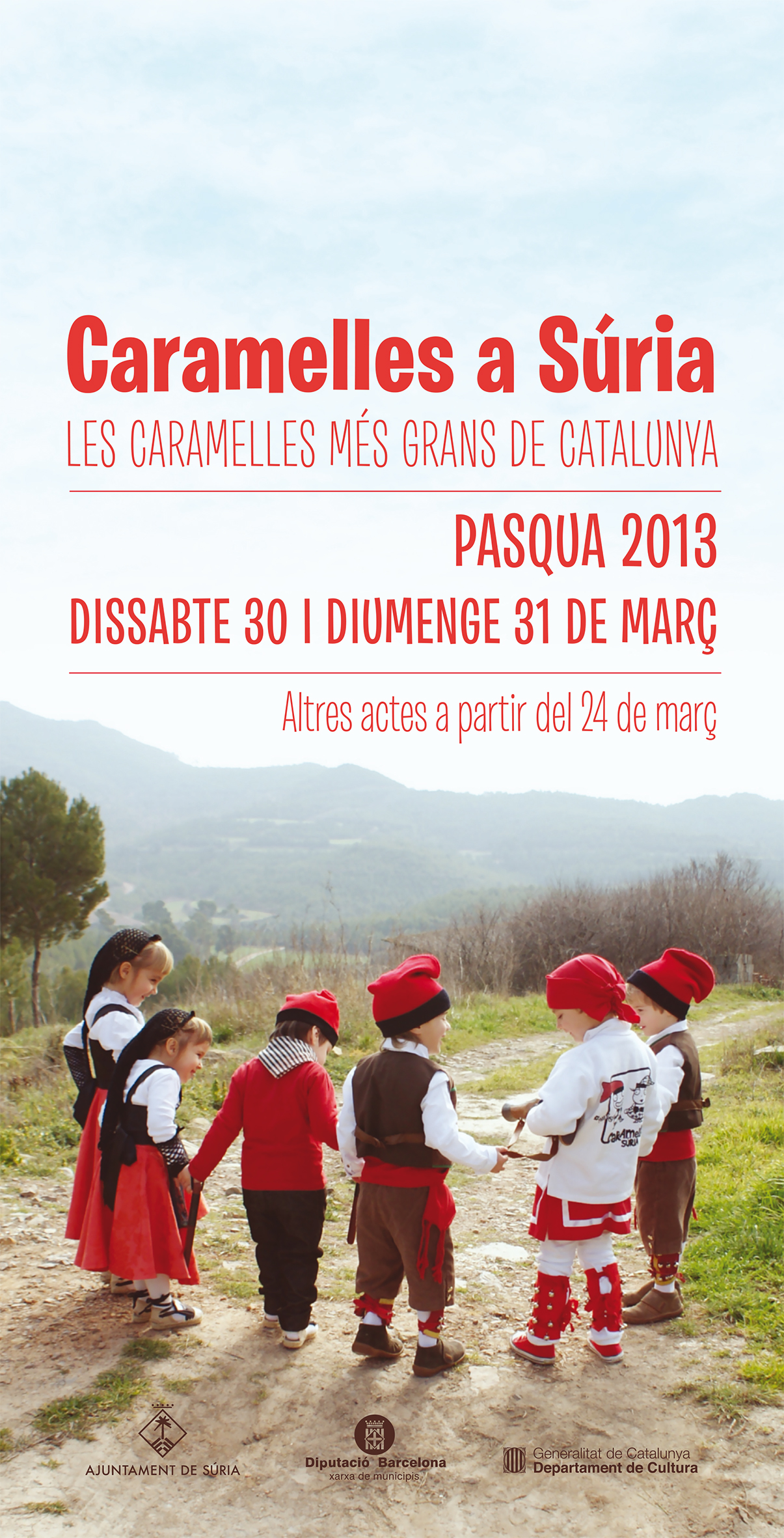 Cartell de les Caramelles de Súria - Any 2013.