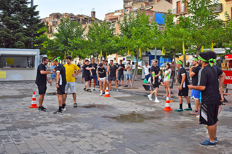 Competició dels Kampionats Esportius Nocturns (KEN), dins del programa de la Festa Major de Súria.