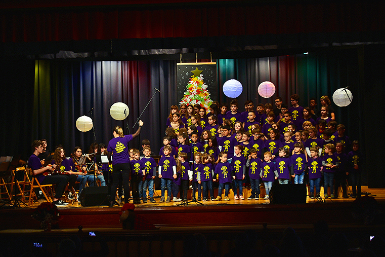 Concert de Nadal de l'Escola Municipal de Música, a la sala d'actes de la Residència Bell Repòs.