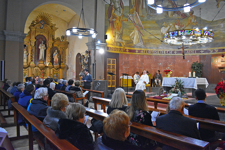 Missa del Gall a l'Església Parroquial de Sant Cristòfol.