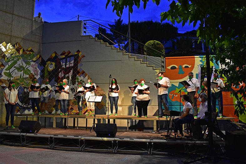 Concert de la Societat Coral La Llanterna, dins dels actes de pròleg de la Festa Major.
