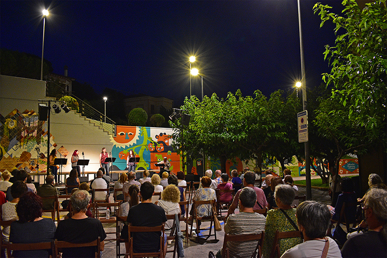 Concert del grup Quarta Justa i Francesc Vallès, dins dels actes de pròleg de la Festa Major.