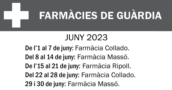 FARMACIES DE GUARDIA