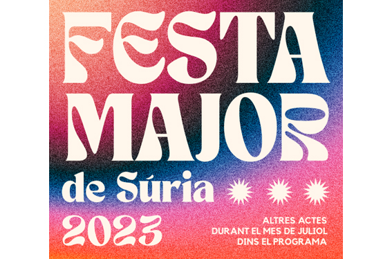 PROGRAMA DE LA FESTA MAJOR DE SURIA 2023