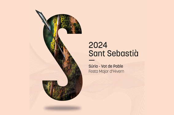 Imatge de la portada del programa de la Festa de Sant Sebastià 2024.