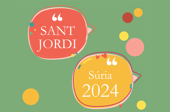 Imatge de la portada del programa de Sant Jordi 2024.