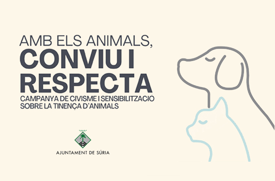 L'Ajuntament promou una campanya de civisme i sensibilització sobre la tinença d'animals