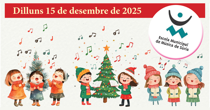 CONCERT DE NADAL DE L'ESCOLA MUNICIPAL DE MUSICA