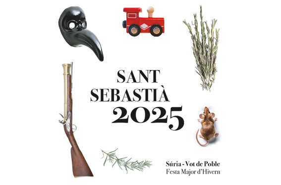 Imatge de la portada del programa de la Festa de Sant Sebastià 2025.