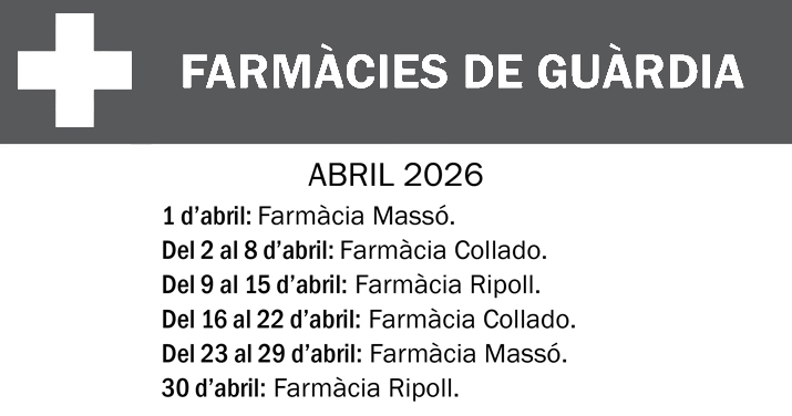 FARMACIES DE GUARDIA