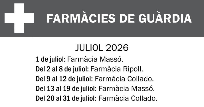 FARMACIES DE GUARDIA