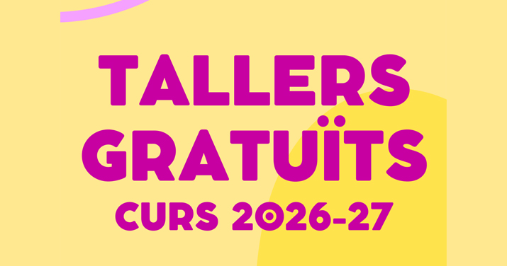 TALLERS GRATUITS PER A ADULTS: CREATIVITAT I ESTIMULACIO COGNITIVA
