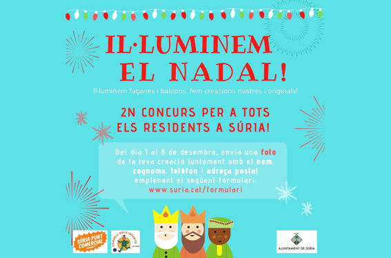 Imatge del 2n concurs 'Il·luminem el Nadal!'.
