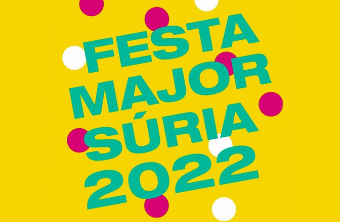 Imatge del programa de la Festa Major de Súria 2022 - Del 4 al 12 de juliol.