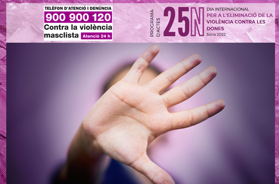 PROGRAMA D'ACTES DEL DIA INTERNACIONAL PER L'ELIMINACIO DE LA VIOLENCIA CONTRA LES DONES