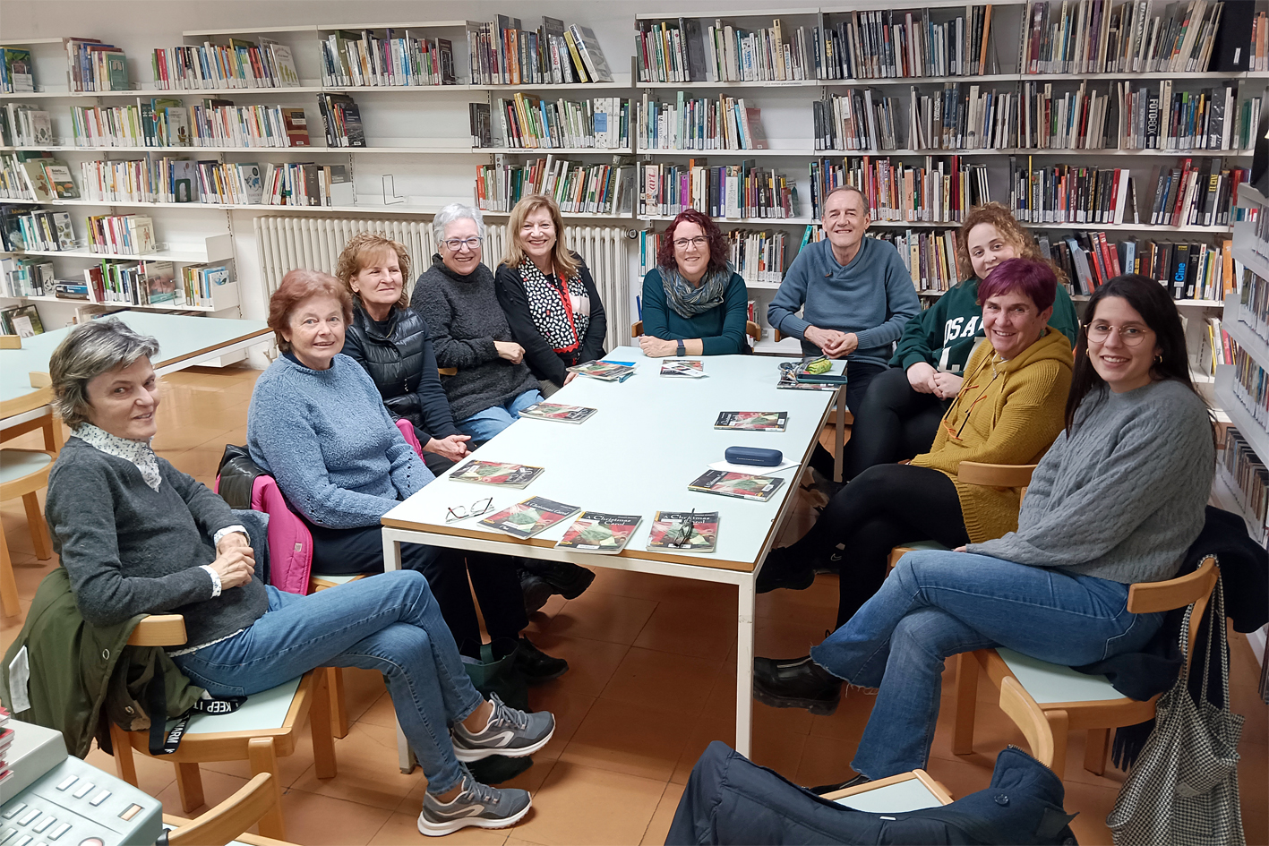Dimecres 24 de gener de 2024 - Trobada del Book Club a la Biblioteca PÃºblica (foto: Biblioteca PÃºblica).