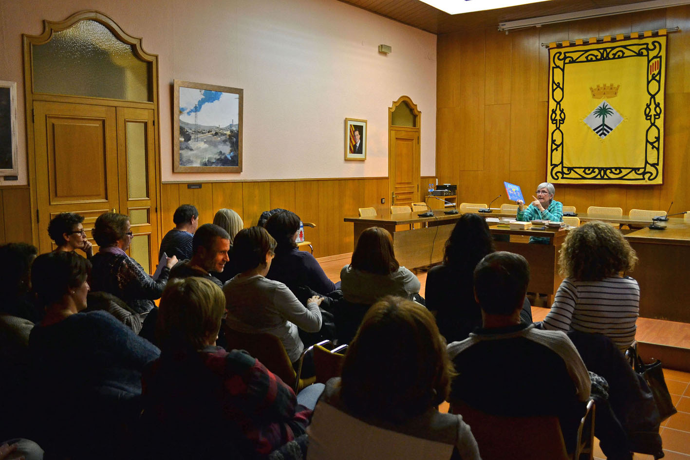 Dimarts 24 de novembre de 2015 - Xerrada de l'escriptora Lola Casas sobre Roald Dahl, dins del programa SÃºria Municipi Lector.