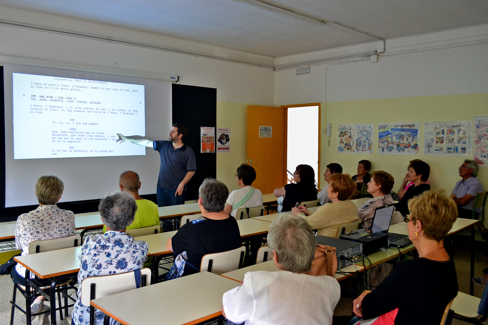 Dimarts 30 de maig de 2017 - Xerrada de l'escriptor Joan Antoni MartÃ­n PiÃ±ol, organitzada per la Biblioteca PÃºblica i l'Escola Municipal de FormaciÃ³ d'Adults, dins del programa SÃºria Municipi Lector.