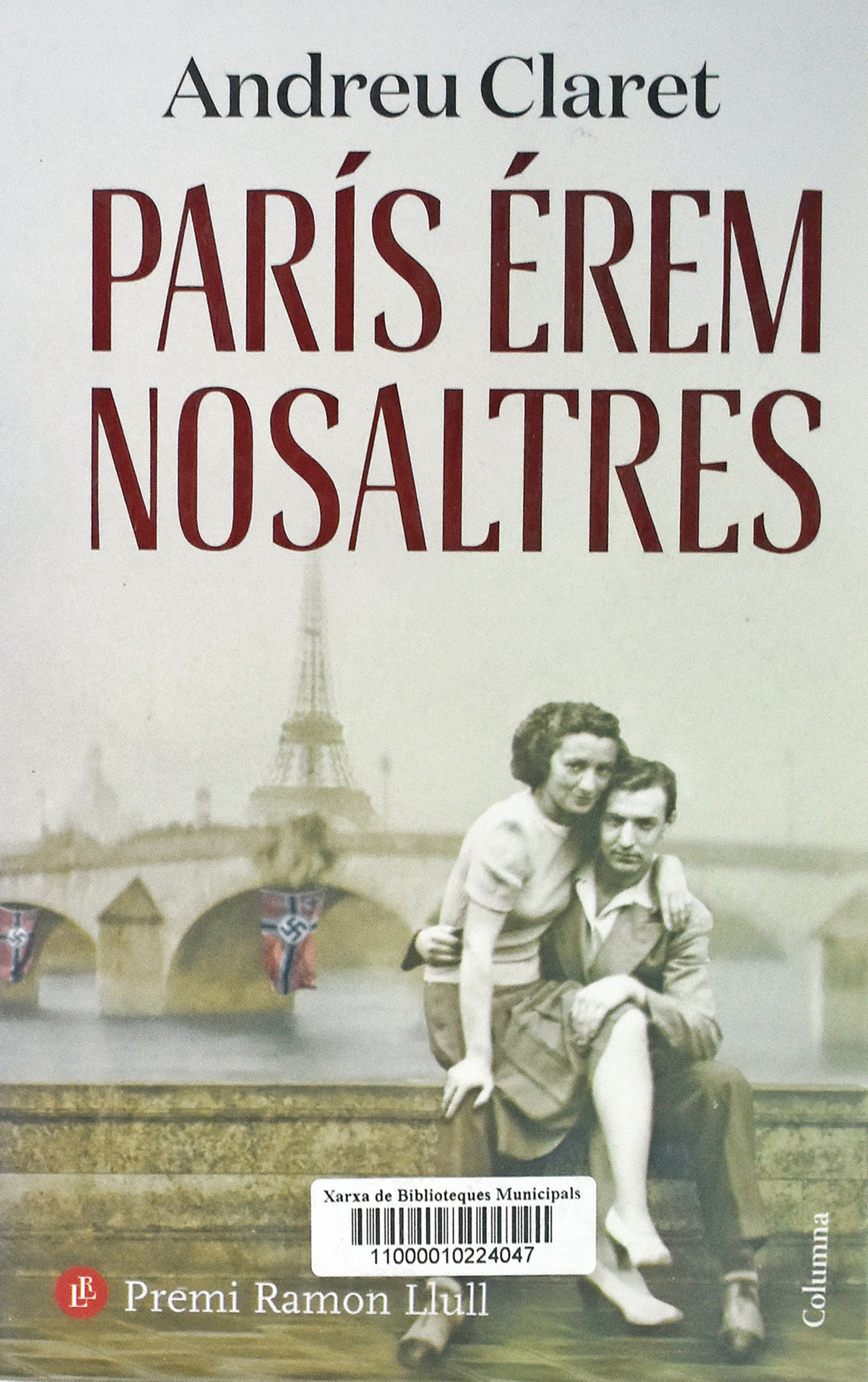 Any 2023 - Portada de la novelÂ·la 'ParÃ­s Ã©rem nosaltres' d'Andreu Claret i CasadesÃºs.