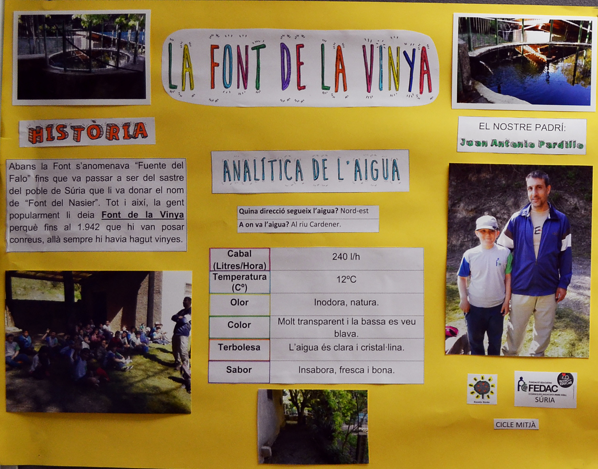 PlafÃ³ sobre la font de la Vinya.