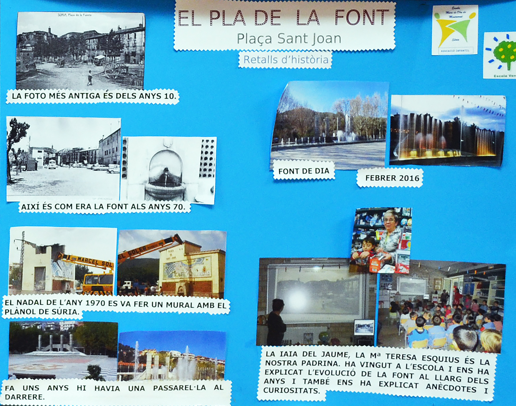 PlafÃ³ sobre la font del Pla de la Font.