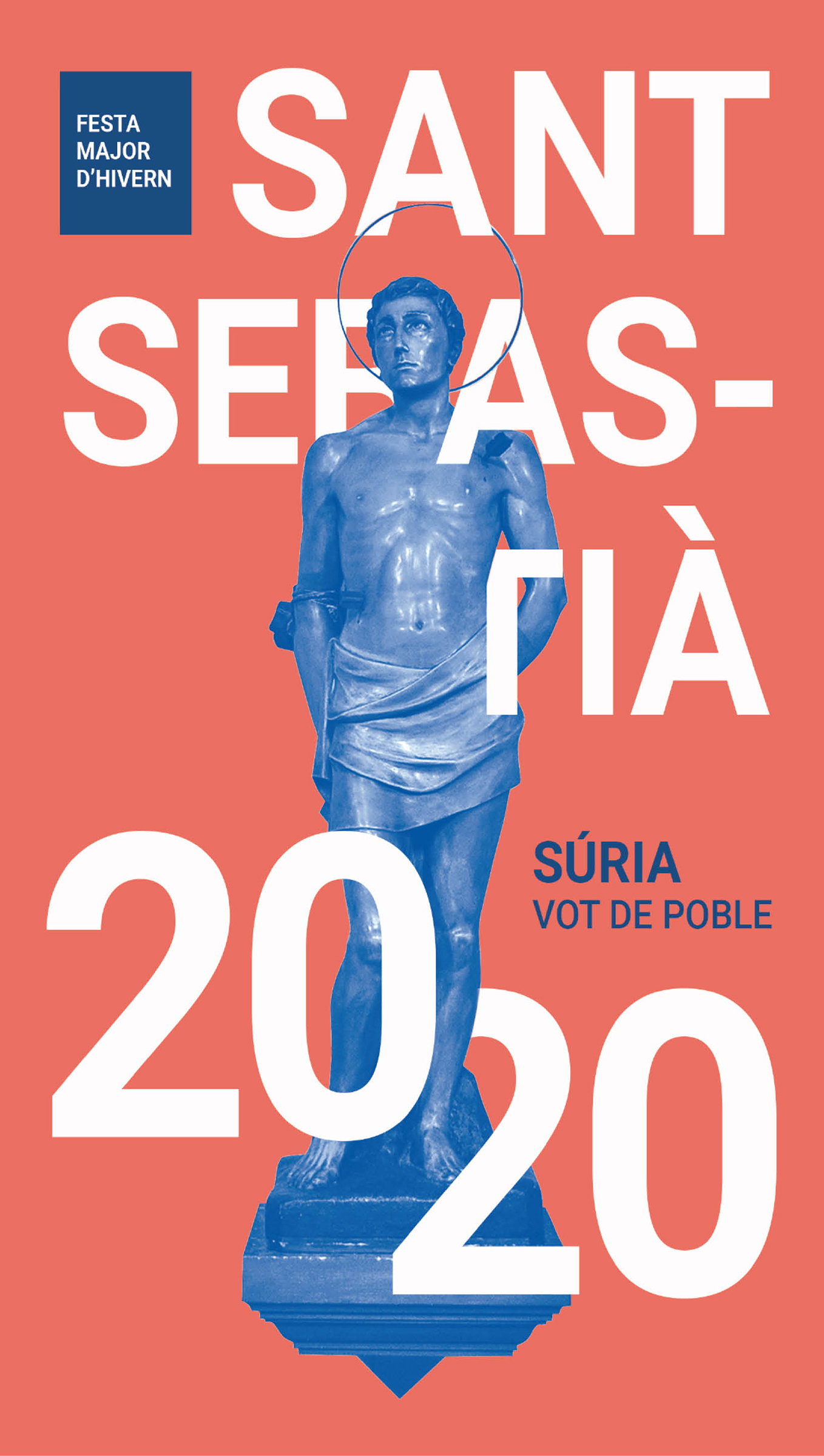 Portada del programa de la Festa de Sant Sebastià 2020.