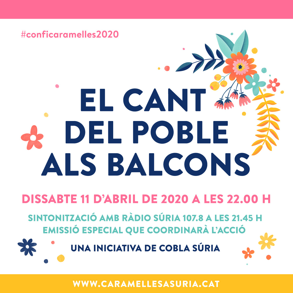 Destacat de la interpretació d'El Cant del Poble, dins de les ConfiCaramelles 2020.