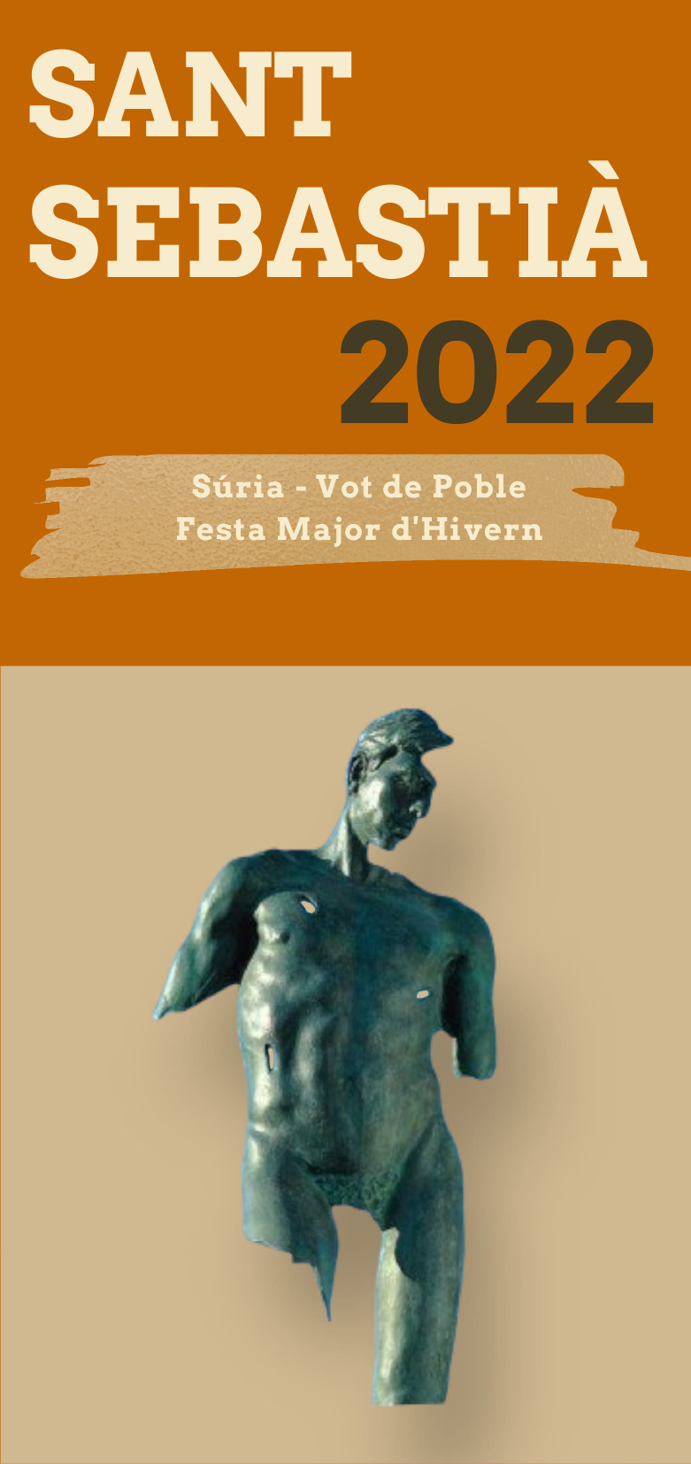 Portada del programa de la Festa de Sant Sebastià 2022 - Del 19 al 23 de gener.