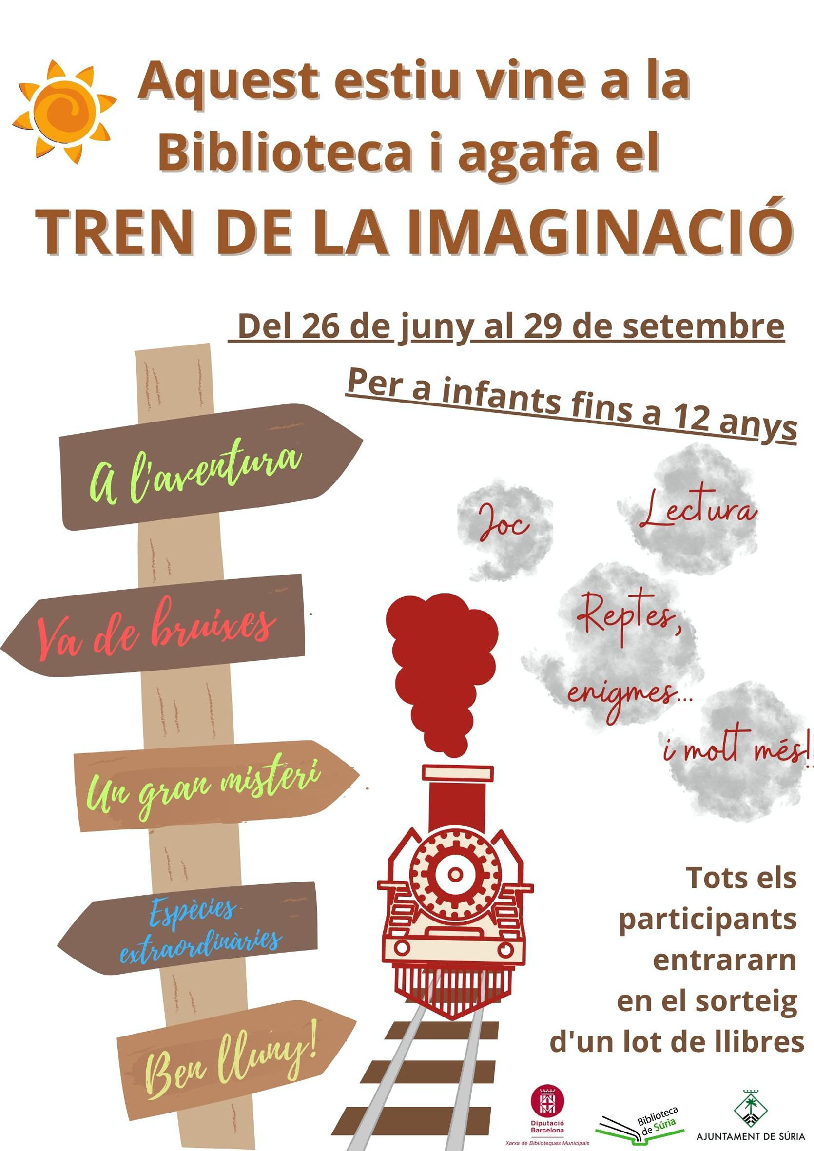 Activitat d'estiu a la Biblioteca: Tren de la Imaginació
