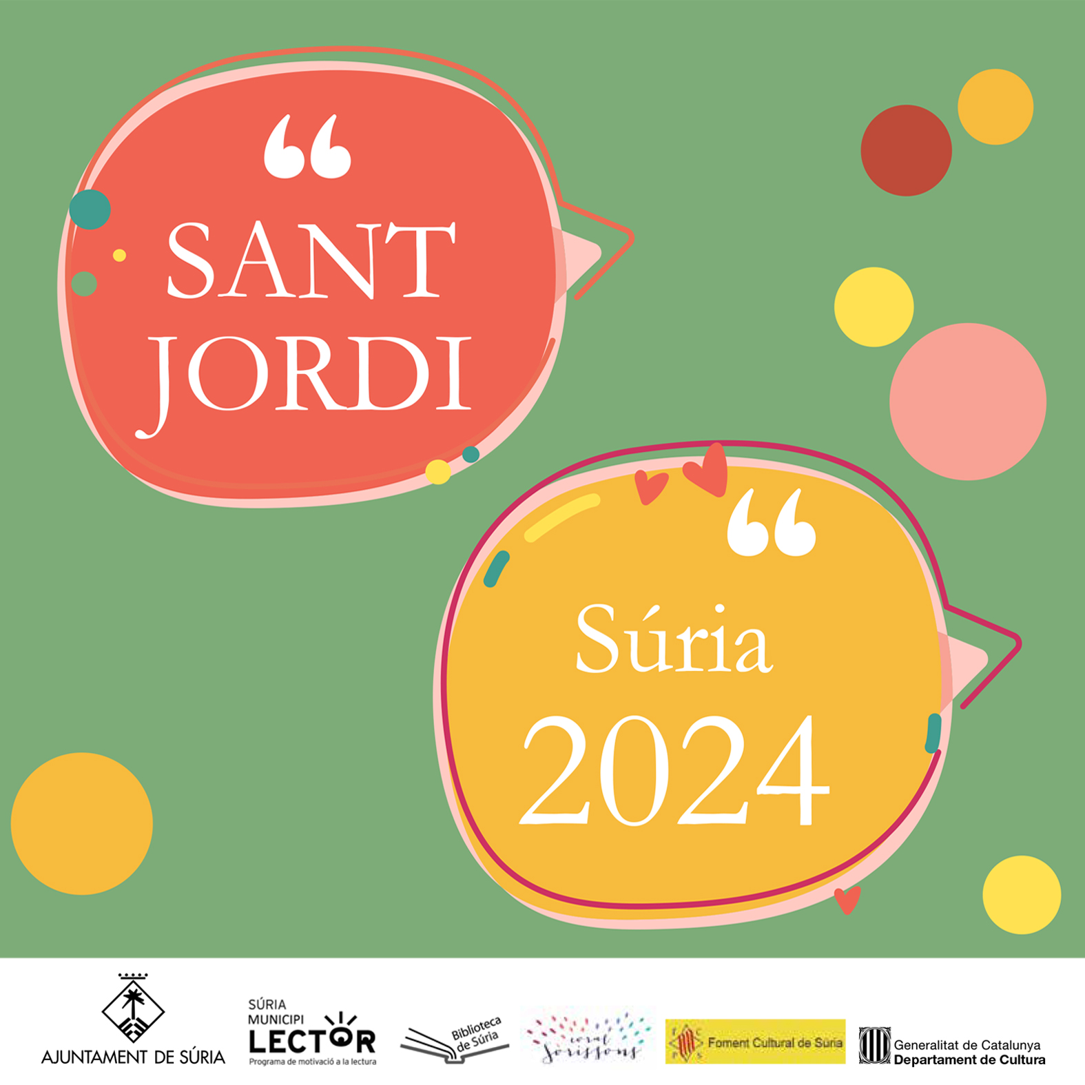 Portada del programa de Sant Jordi 2024 - Del 10 al 26 d'abril.