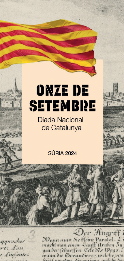Portada del programa de l'Onze de Setembre 2024 a Súria - Del 6 a l'11 de setembre.