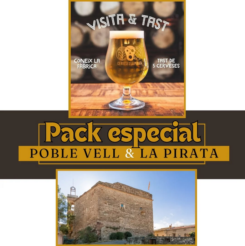 Pack de visita guiada al Poble Vell i La Pirata Xperience