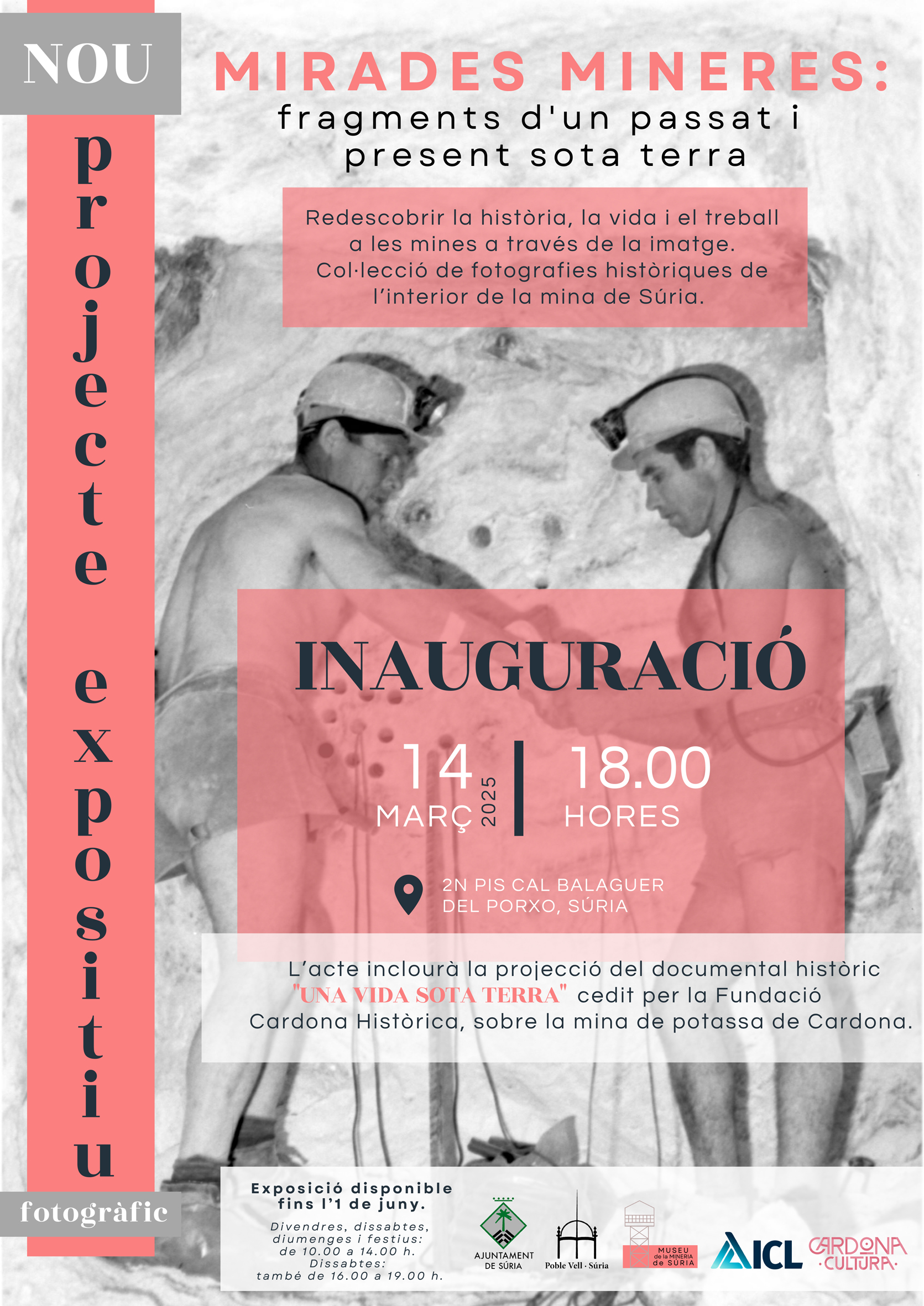 Exposició al Museu de la Mineria: 'Mirades mineres: fragments d'un passat i present sota terra'