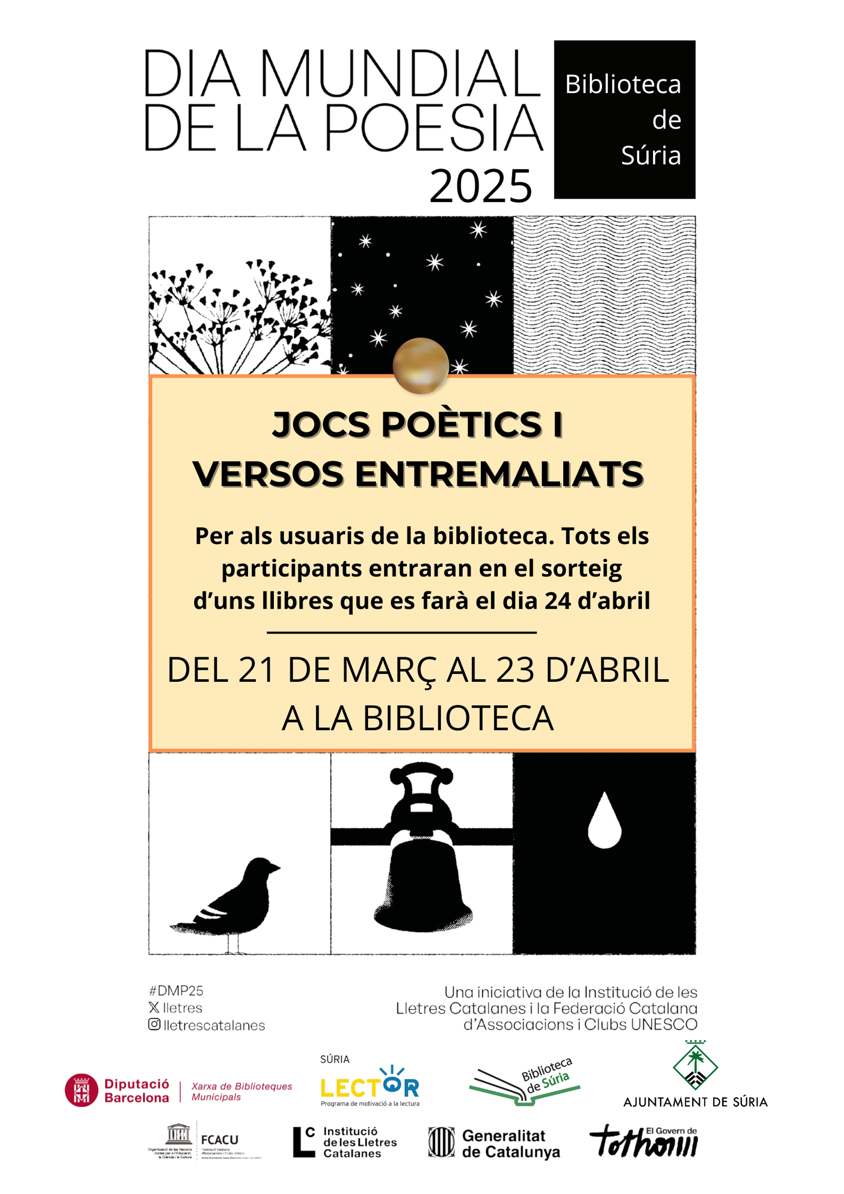 Dia Mundial de la Poesia: Jocs poètics i versos entremaliats a la Biblioteca