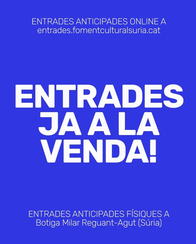 Imatge de difusió del 8è Festival Art en Cicle - Dies 17 i 24 de maig, i 28 de juny.
