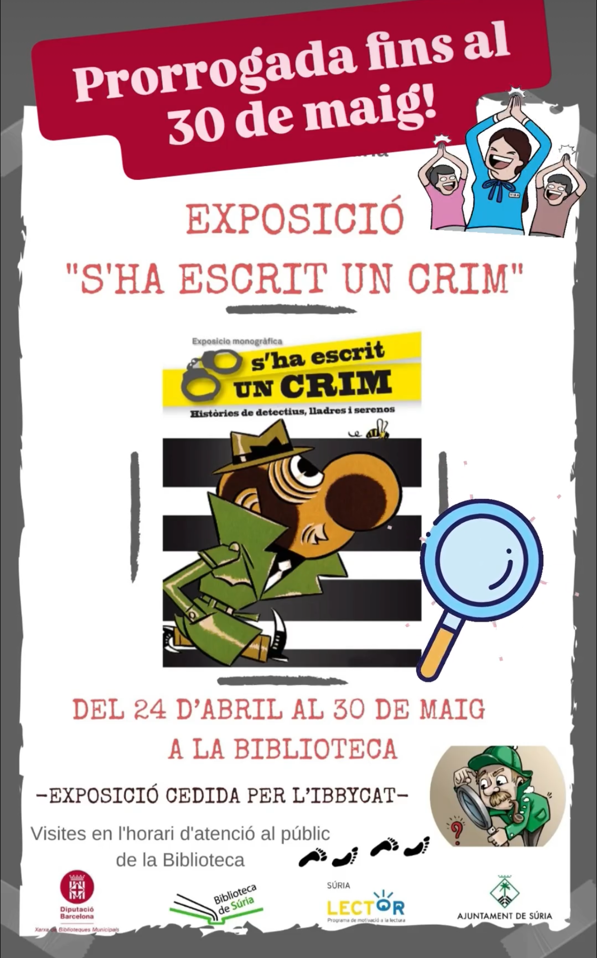 Exposició a la Biblioteca: 'S'ha escrit un crim'