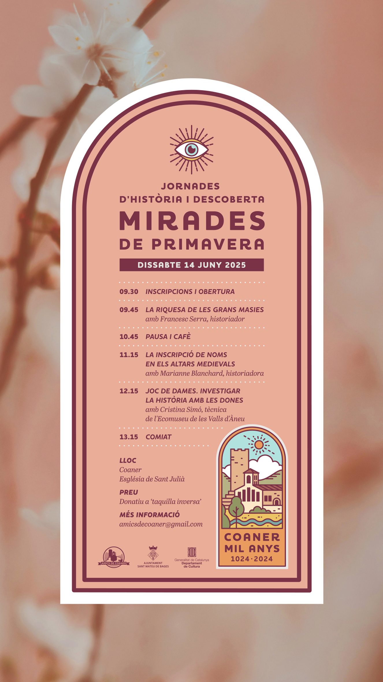 Jornades d'història i descoberta a Coaner (Sant Mateu de Bages): Mirades de Primavera