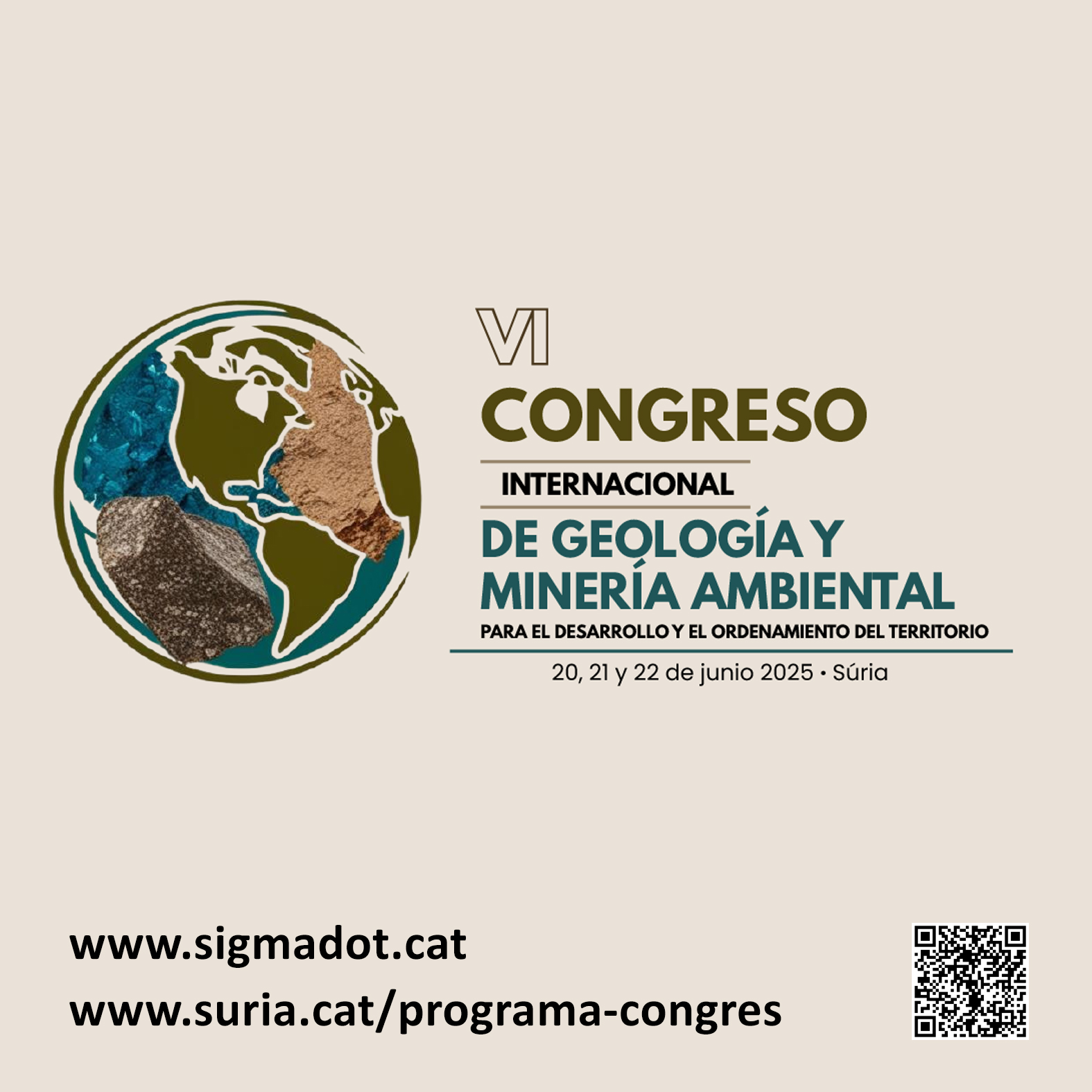 6è Congrés Internacional de Geologia i Mineria Ambiental per al Desenvolupament i l'Ordenament del Territori