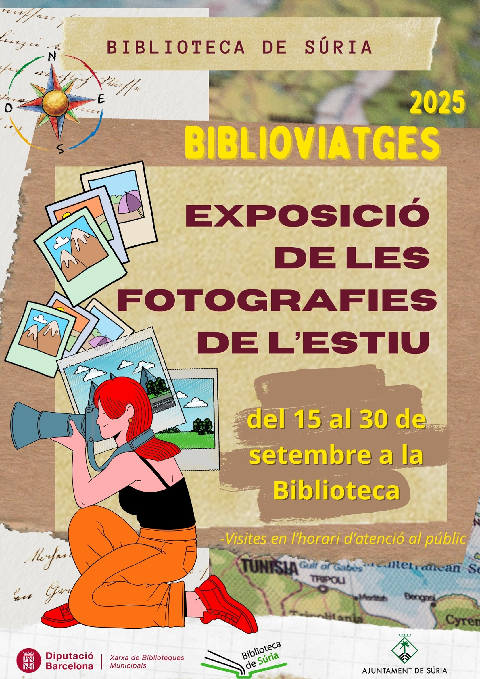 Exposició a la Biblioteca: Fotografies de l'Estiu