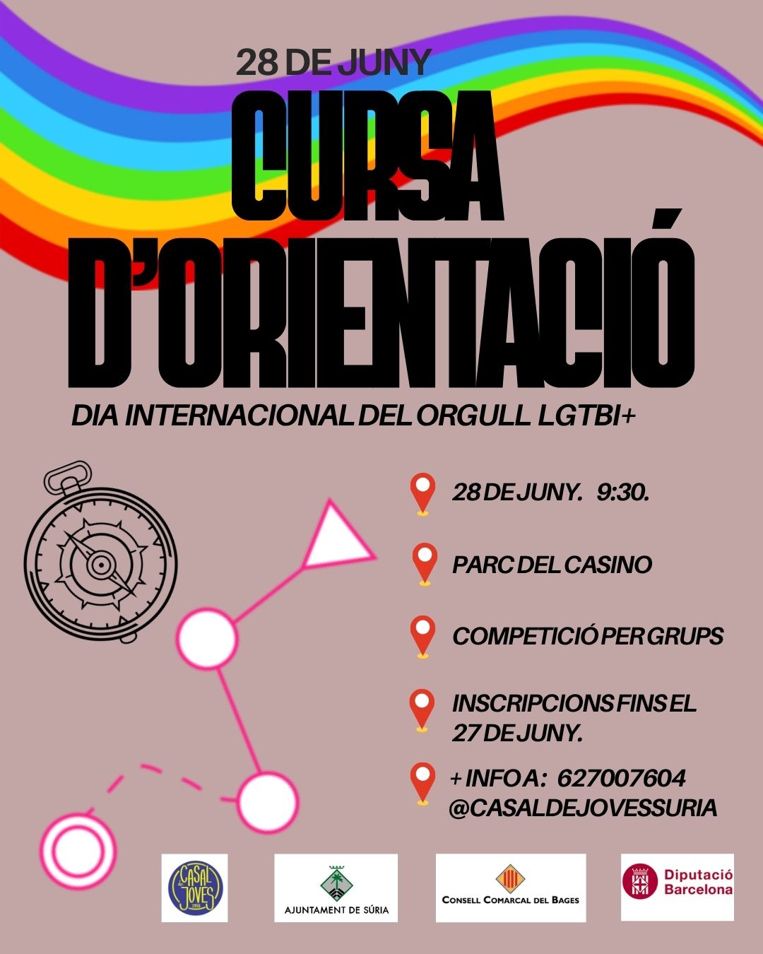 Dia Internacional de l'Orgull LGTBI+: Cursa d'orientació