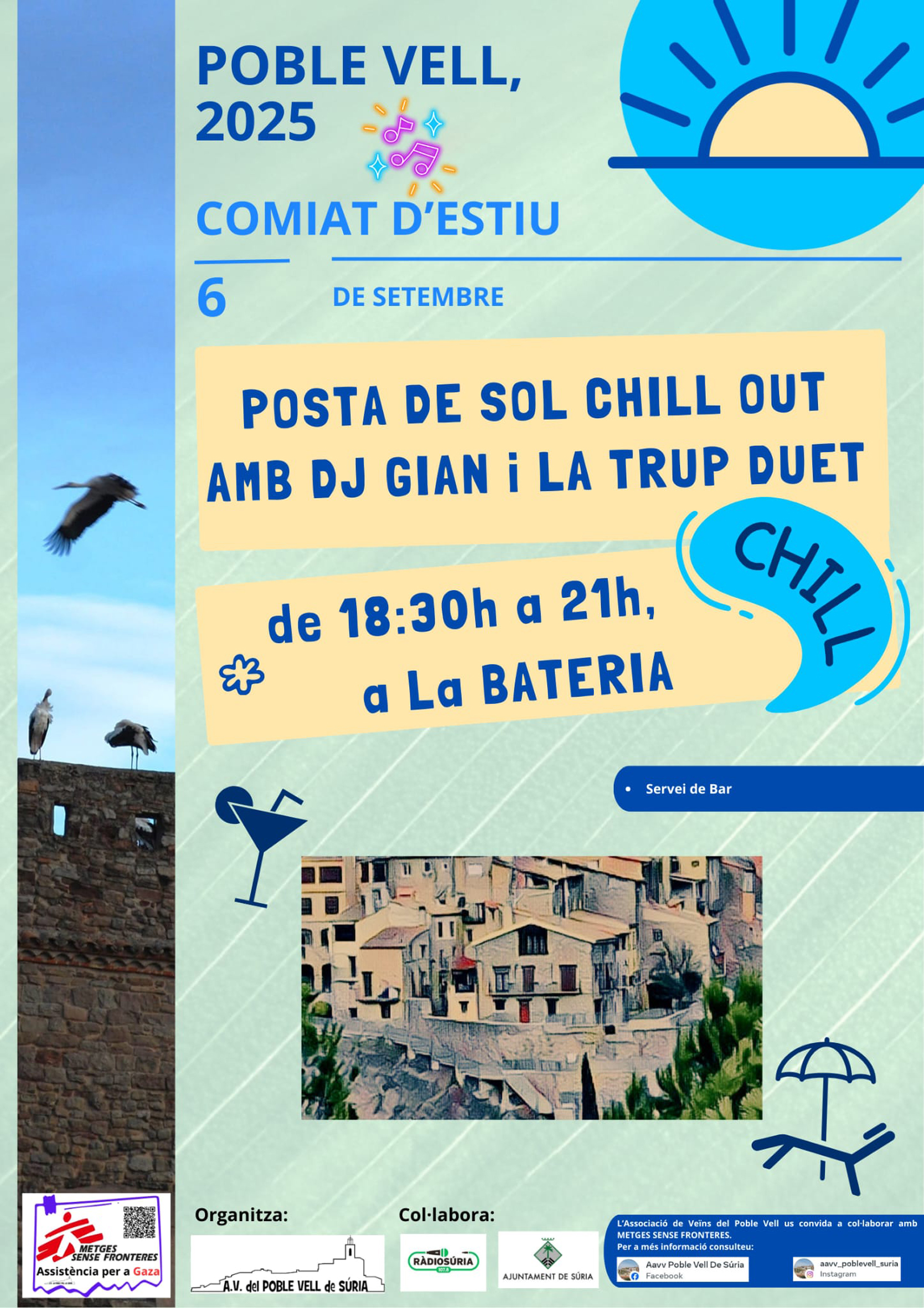 Comiat de l'estiu al Poble Vell amb música