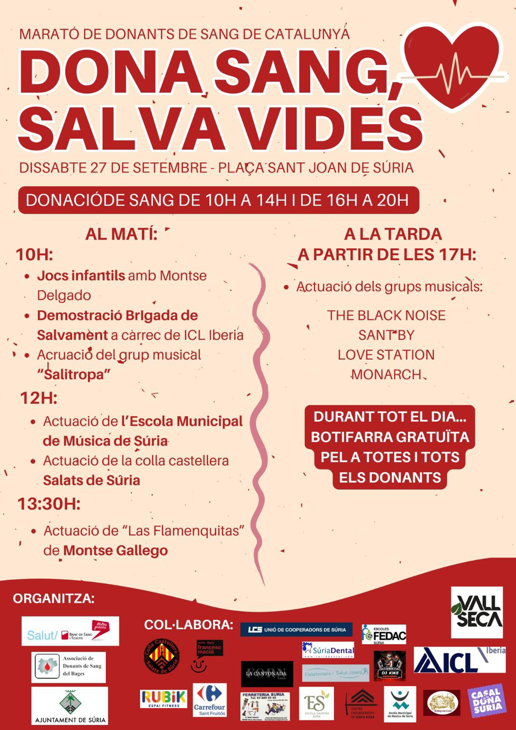 Marató de donants de sang de Catalunya: Dona sang, salva vides
