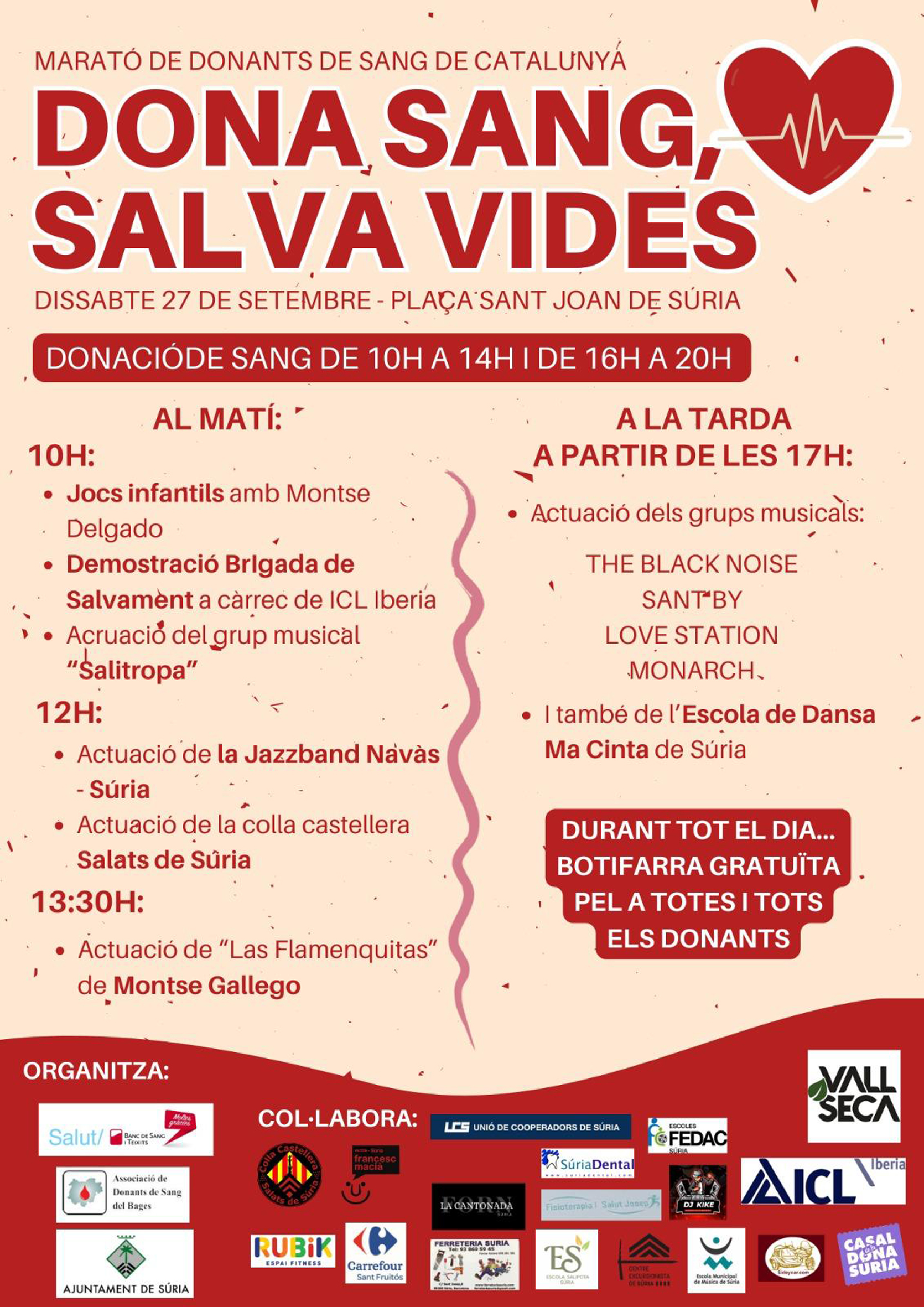 Marató de donants de sang de Catalunya: Dona sang, salva vides