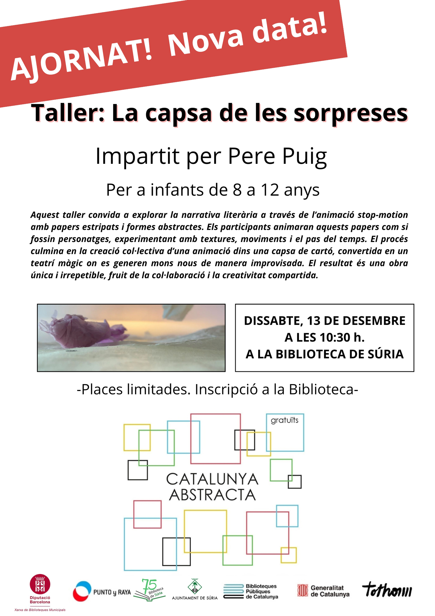 Taller a la Biblioteca: 'La Capsa de les Sorpreses'