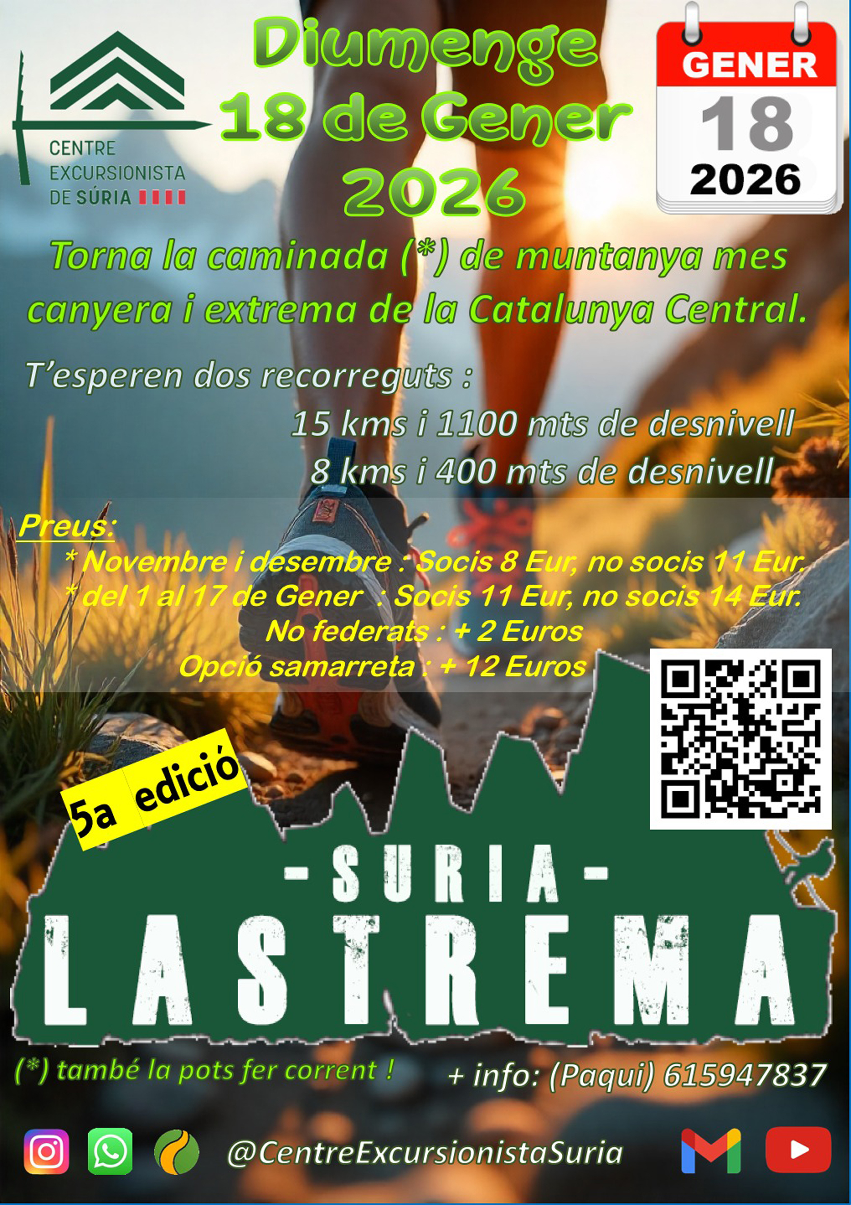 5a Cursa i Caminada Súria Lastrema