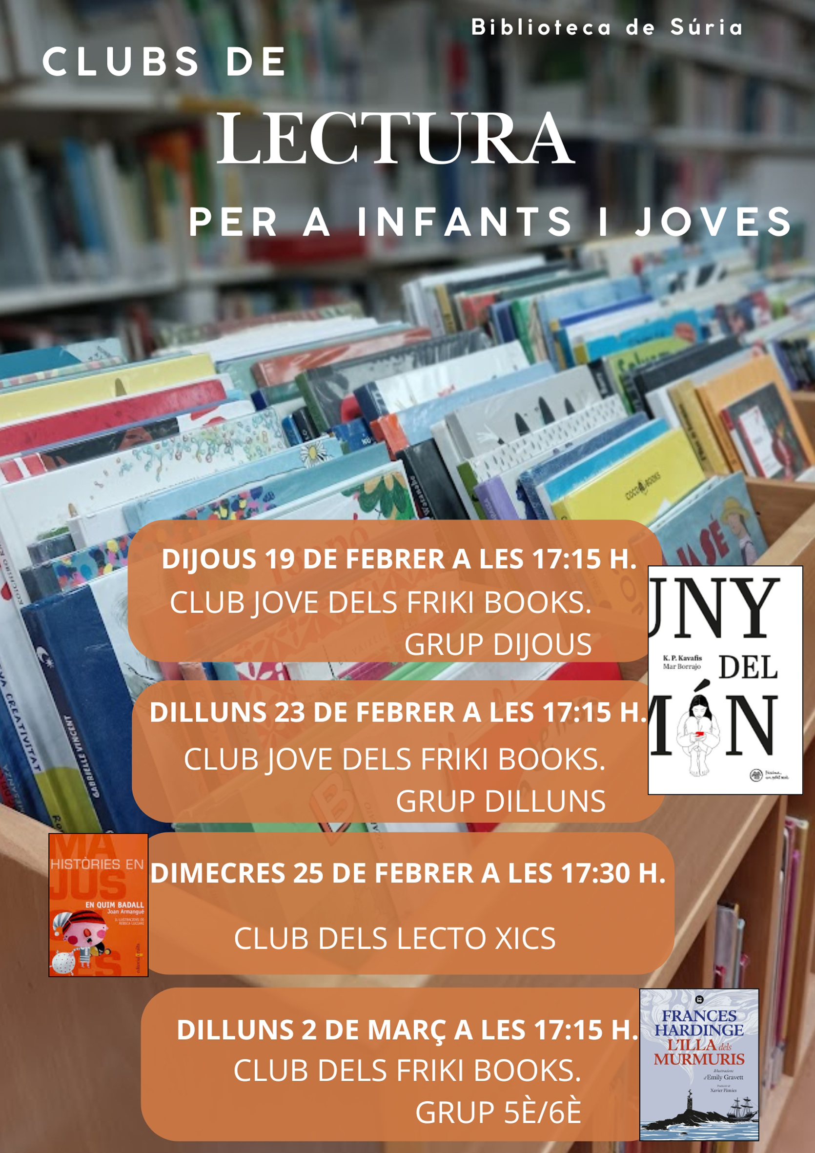 Trobada del Club Jove dels Friki Books (grup dels dilluns)