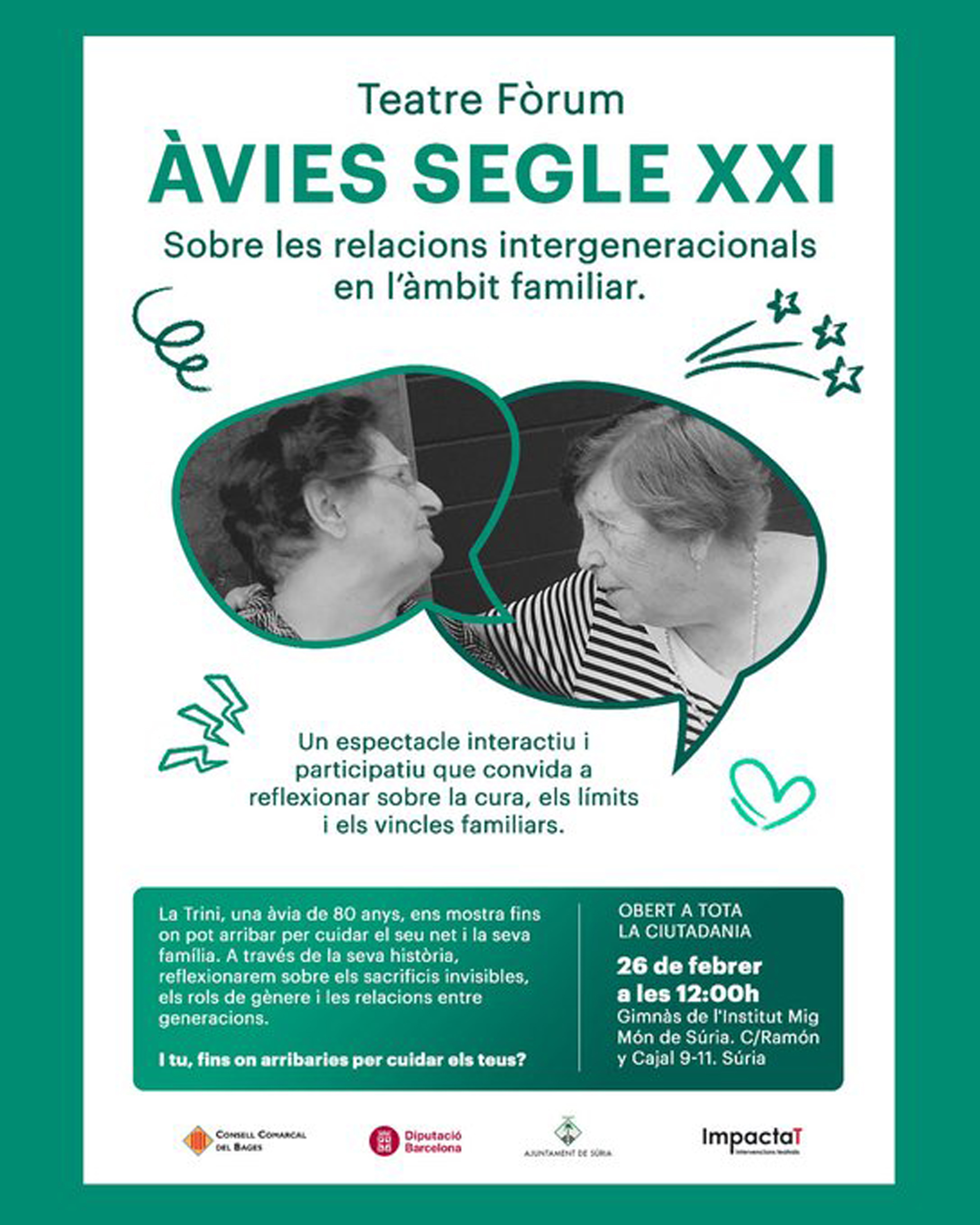 DIA INTERNACIONAL DE LES DONES: Teatre-f&ograve;rum