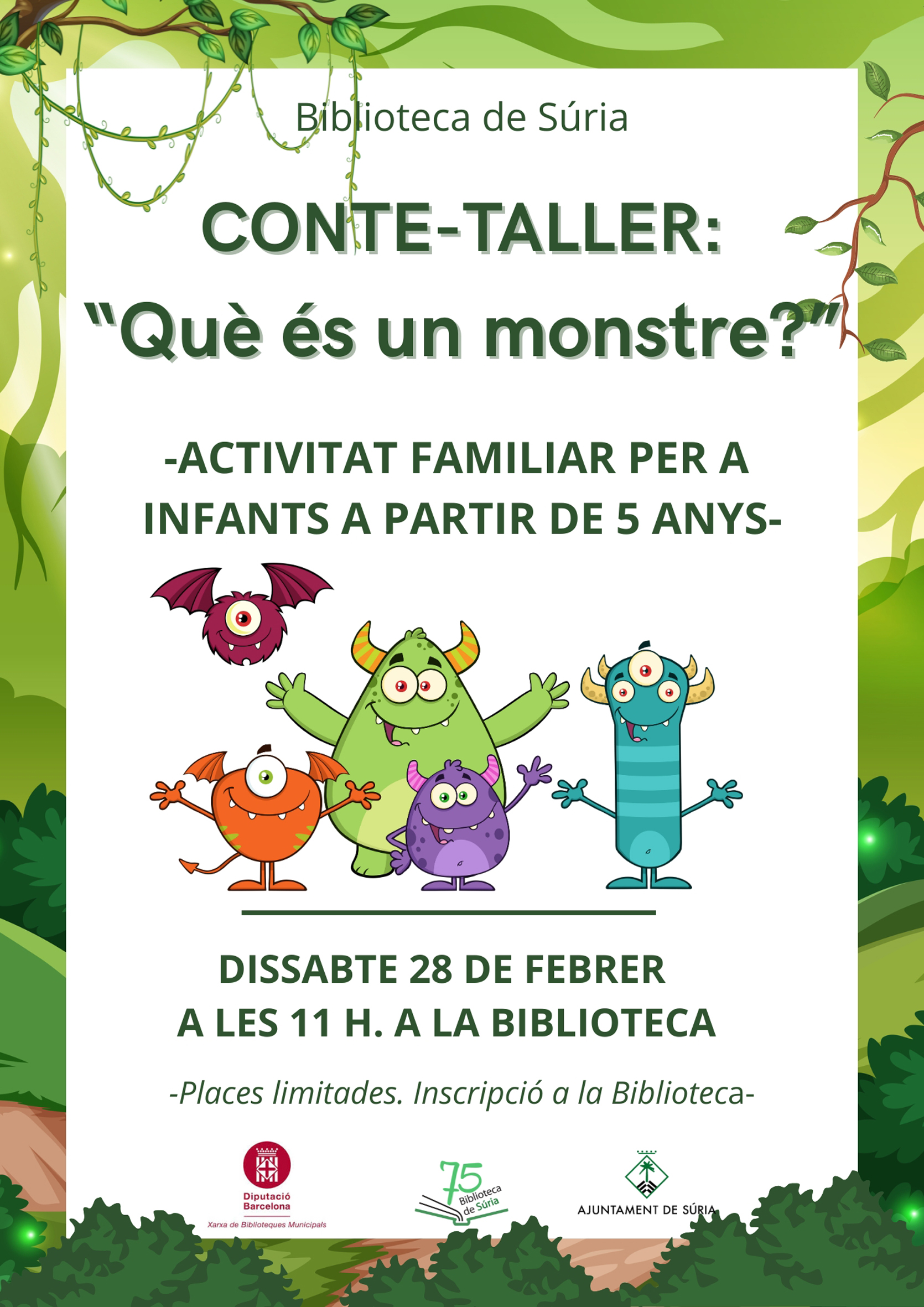 Conte-taller a la Biblioteca: 'Qu&egrave; &eacute;s un monstre?'